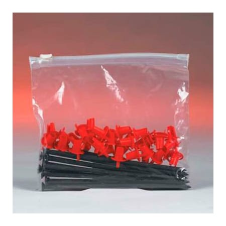 Box Packaging Reclosable Slider Zip Poly Bags 10W x 13L 3 Mil 100/Pack PB5223